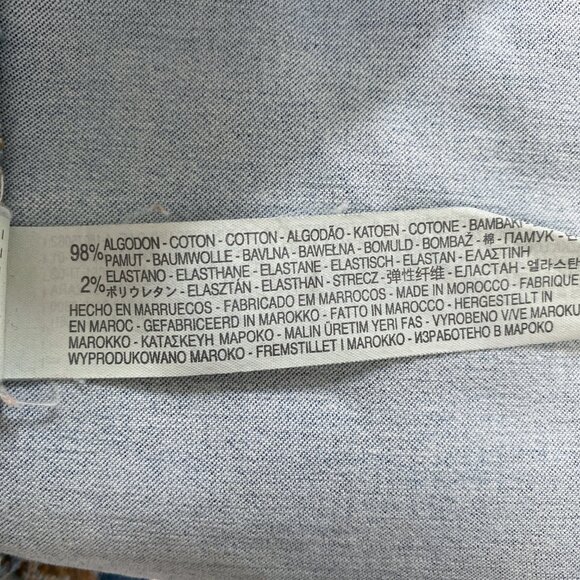 🎬✨Umbrella Academy - Zara TRAFALUC - Denim Jacket/Button Up Cotton Shirt - Picture 7 of 12